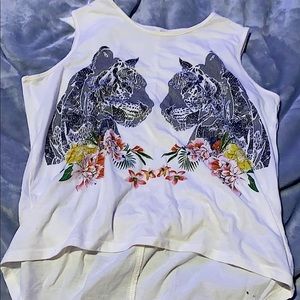 - Tiger tank top barely worn